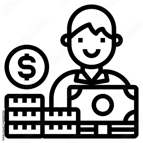 Advisor outline icon