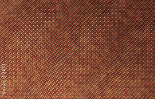 The texture of checkered plate.