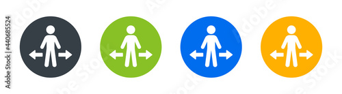 Direction, move, decision icon vector illustration