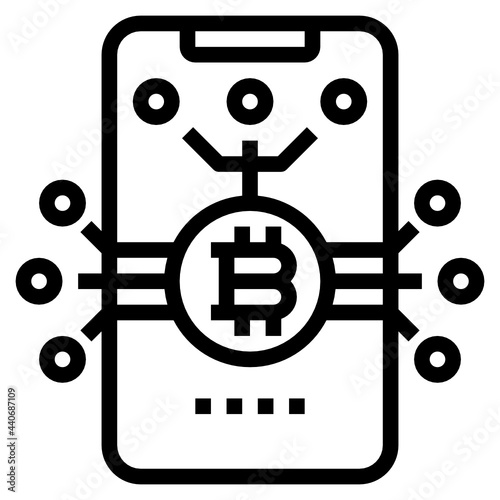 Smartphone outline icon
