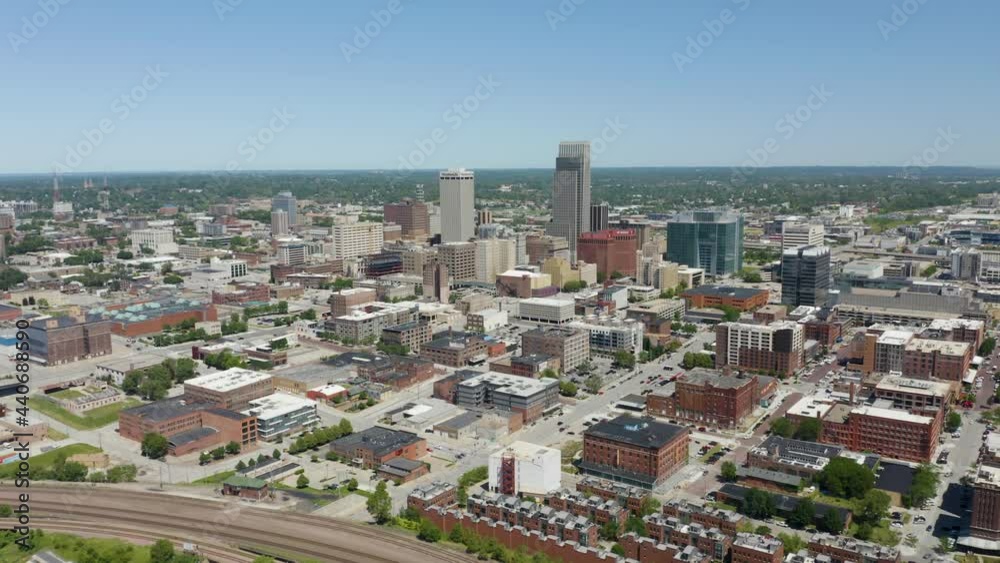 Aerial Establishing Shot of Omaha, Nebraska Aerial Establishing Shot of Omaha, Nebraska