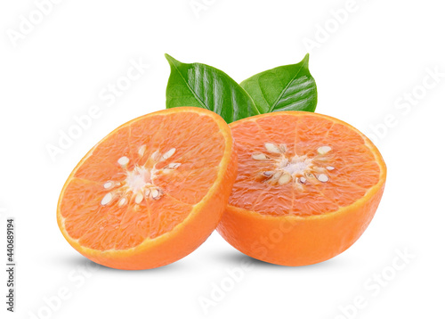 Fototapeta Naklejka Na Ścianę i Meble -  Orange fruits on white background