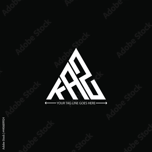 KAZ letter logo creative design. KAZ unique design

