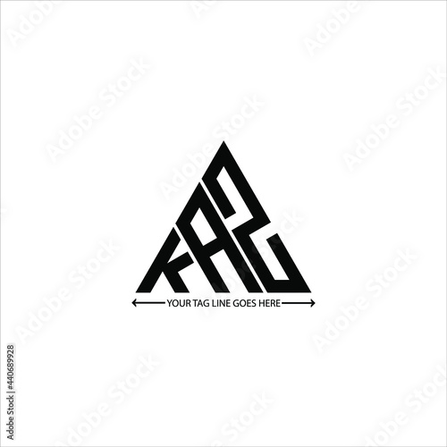 KAZ letter logo creative design. KAZ unique design

