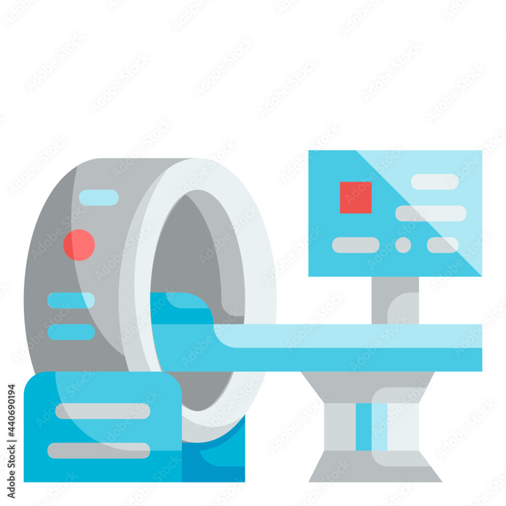 ct scan flat icon ct scan flat icon
