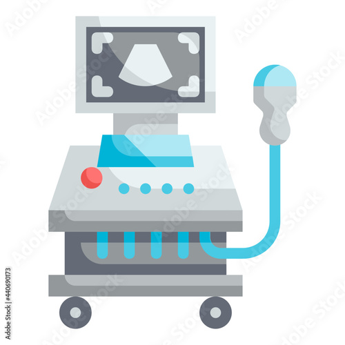 ultrasound flat icon