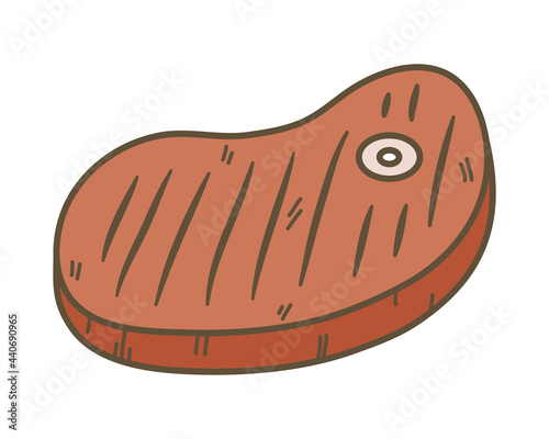 meat cut doodle