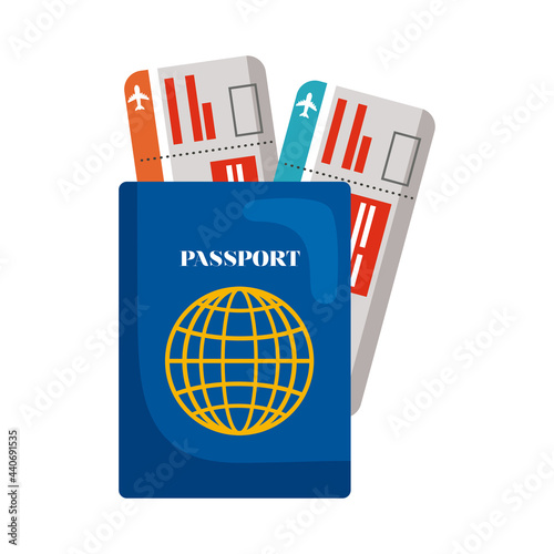 passport and tickets