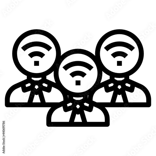 Administrator outline icon