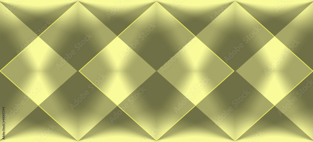 Obraz premium Pattern seamless, gold background, abstract wallpaper, wall canvas, geometric paper, texture pattern, with geometric transparent gradient rectangles, you can use for ad, business presentation