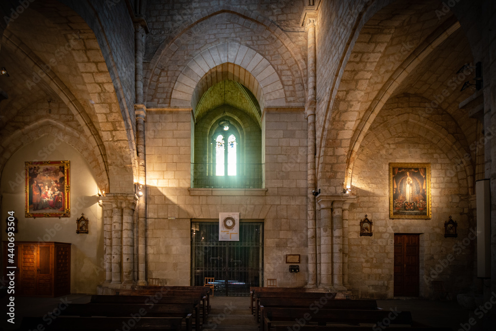 Fototapeta premium iglesia gótica de San Miguel en Palencia Castilla España