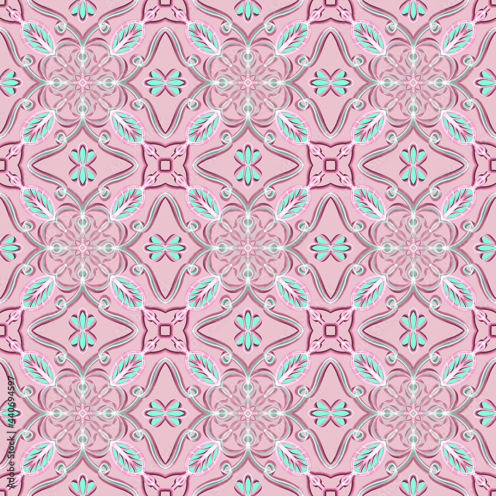 Seamless Ornamental Surface Pattern Seamless Ornamental Surface Pattern