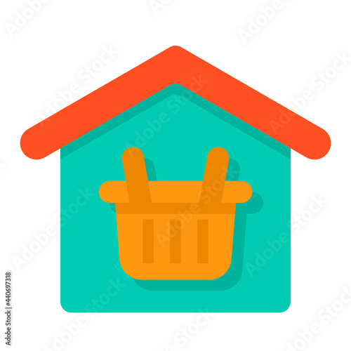 Stocks flat icon