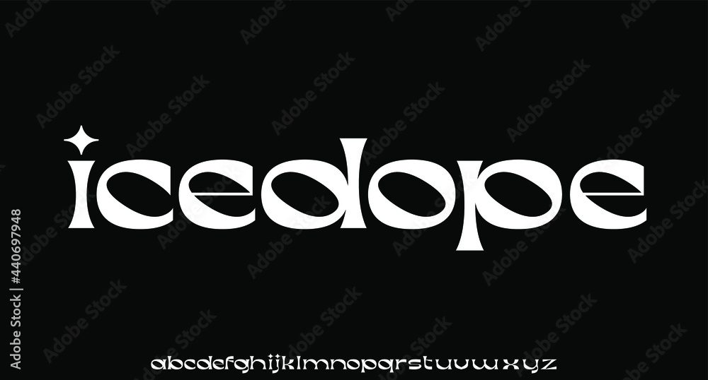 elegant lowercase font. luxury and unique alphabet	
