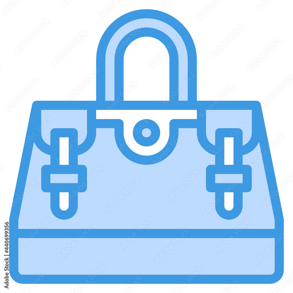 bag blue outline icon bag blue outline icon