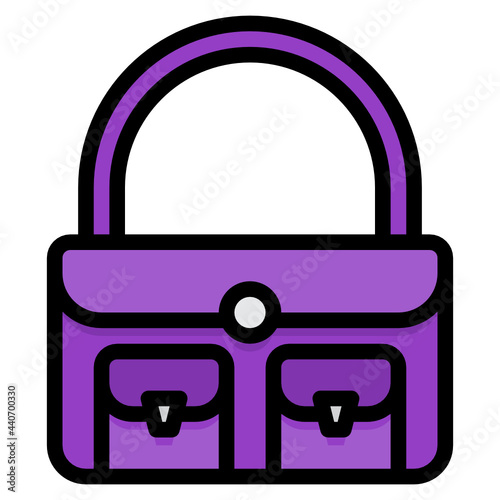 bag filled outline icon