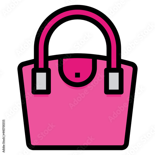 bag filled outline icon