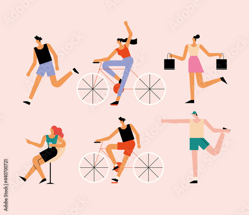 six persons activities