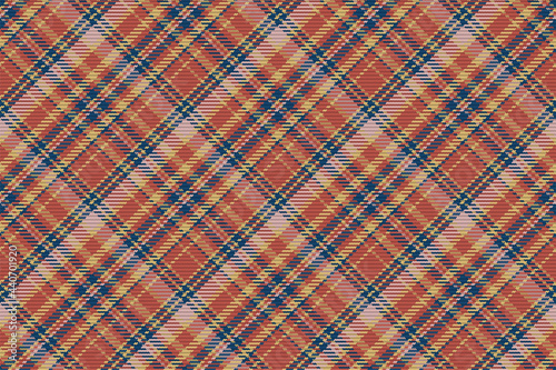 Seamless pattern of scottish tartan plaid. Repeatable background with check fabric texture. Vector backdrop striped textile print.