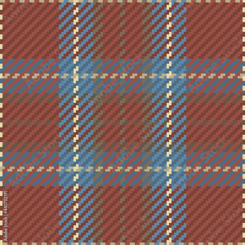 Seamless pattern of scottish tartan plaid. Repeatable background with check fabric texture. Vector backdrop striped textile print.