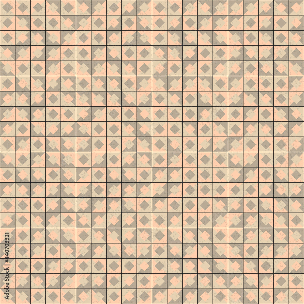 Fototapeta premium Abstract Geometric Pattern generative computational art illustration