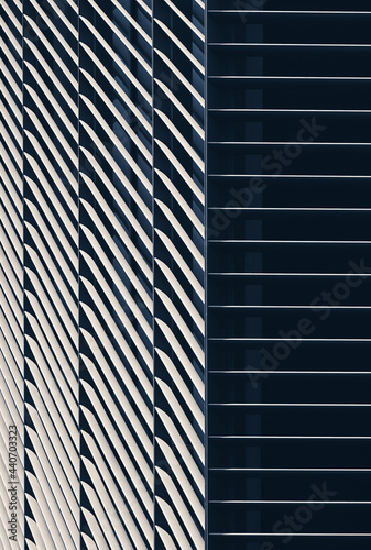 Metal pattern Architecture detail Modern building facade