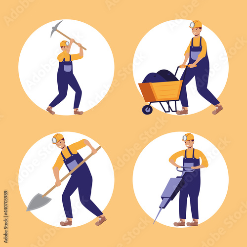 four miners characters