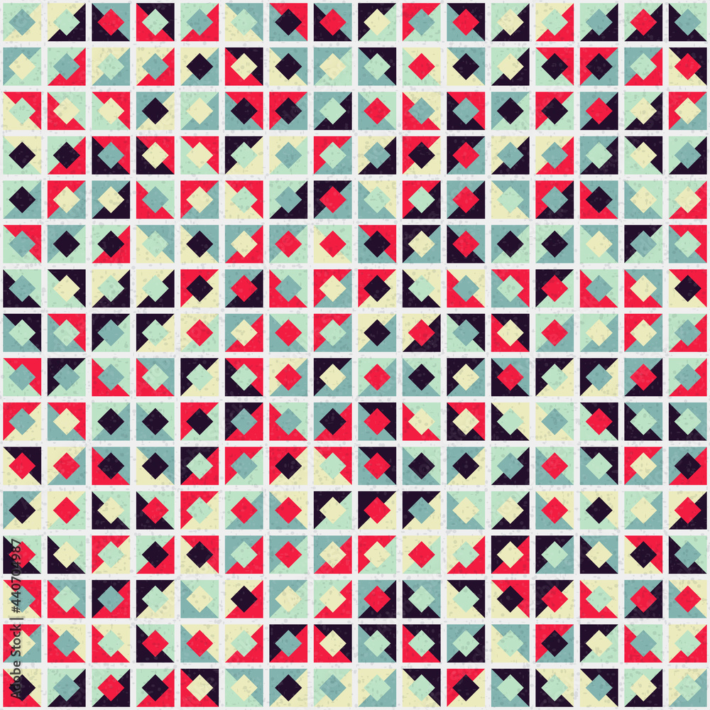 Abstract Geometric Pattern generative computational art illustration