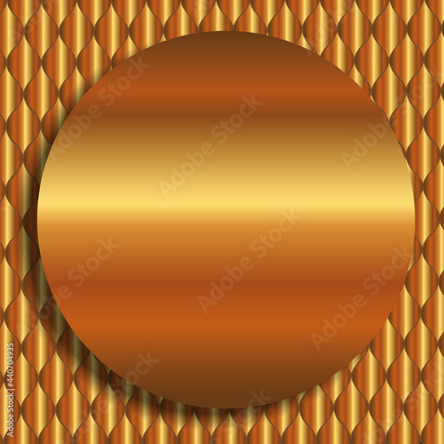 Hintergrund Spindel Goldkreis Gold