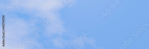 Blurred white and blue cloudy sky