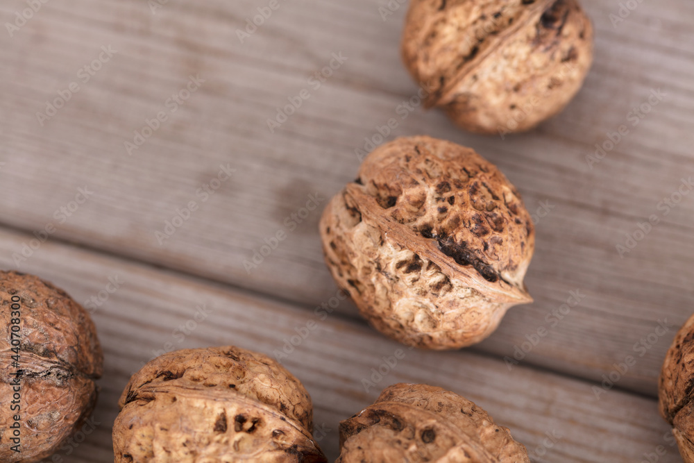 Dried walnuts