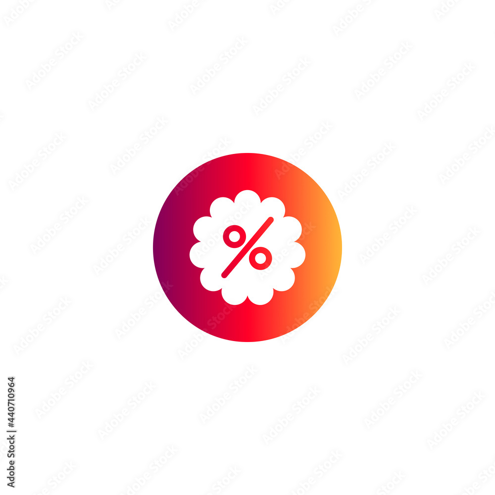 Discount icon. Vector illustration for graphic design, Web, UI, app. Discount icon. Vector illustration for graphic design, Web, UI, app.