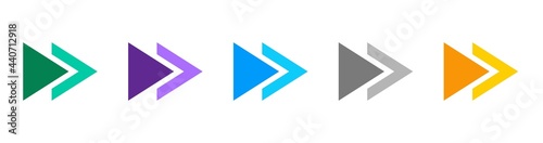 Free Download Modern web arrows colourful set, great design for any purposes. Cursor icons set.  - GFXLoad