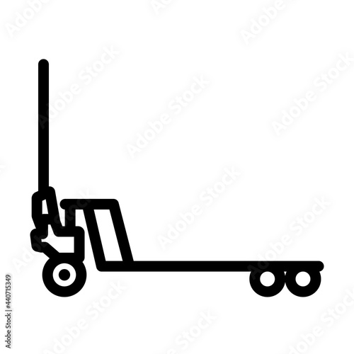 Hydraulic Trolley Jack Icon