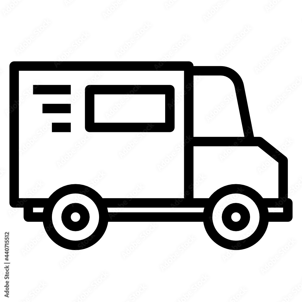 Delivery Truck line icon