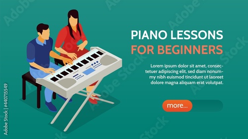 Musician Education Horizontal Banner