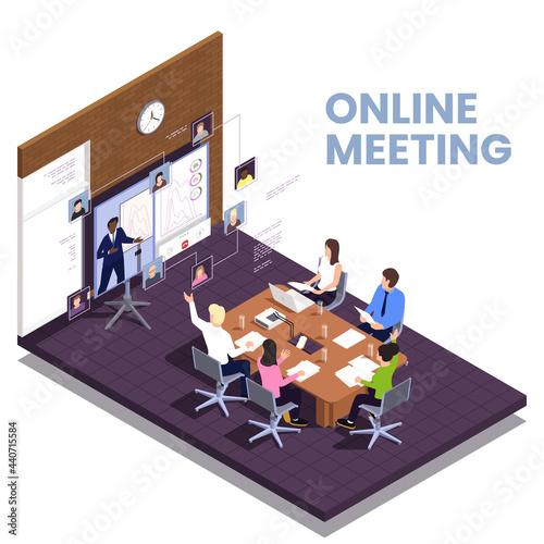 Online Meeting Concept