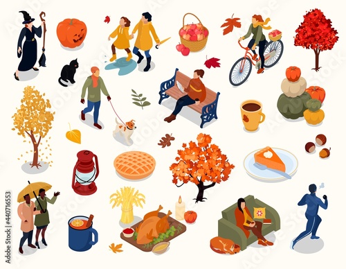 Autumn Isometric Set