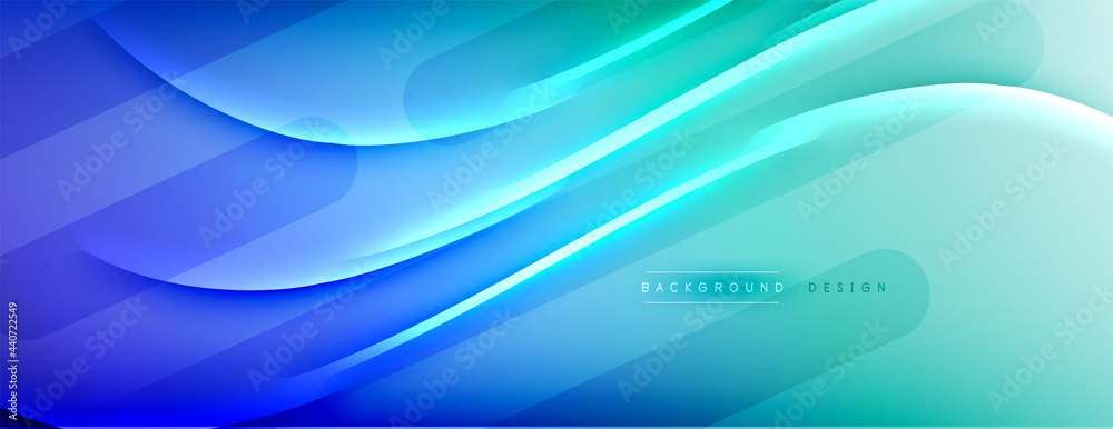 Abstract background - lines composition created with lights and shadows. Technology or business digital template. Trendy simple fluid color gradient abstract background with dynamic Abstract background - lines composition created with lights and shadows. Technology or business digital template. Trendy simple fluid color gradient abstract background with dynamic