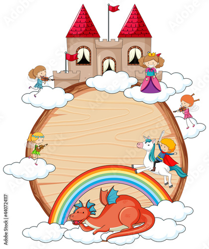 Fairy tale banner template