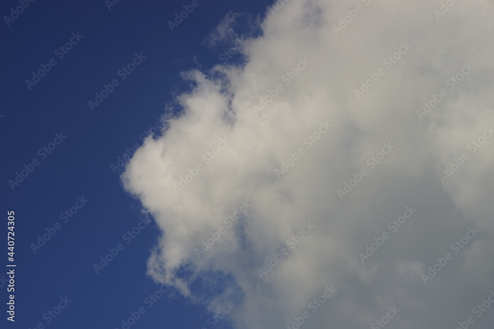 Blue sky with white grey clouds in summer sunny day. Blue sky with white grey clouds in summer sunny day.