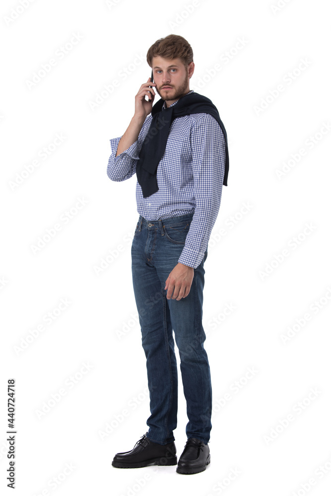 Man using mobile phone Man using mobile phone