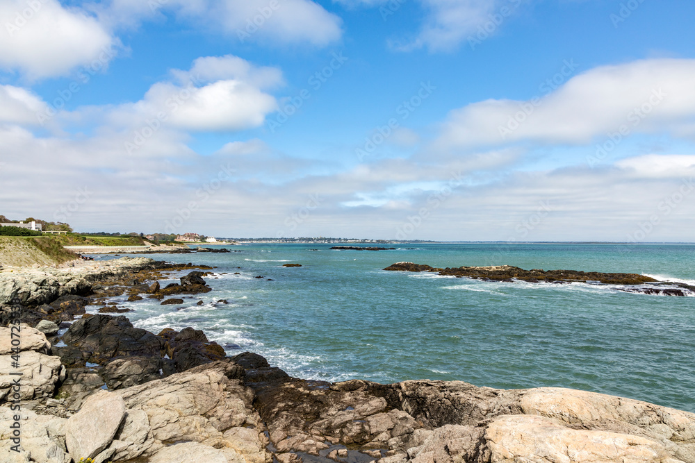 coast landscape at Newport, Rhode Island