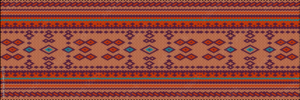 Traditional ethnic ornament for use on fabrics, tiles, ceramics and other interior details. Traditional ethnic ornament for use on fabrics, tiles, ceramics and other interior details.