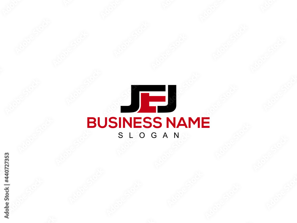 Letter JEJ Logo Icon Design For Kind Of Use - obrazy, fototapety, plakaty 