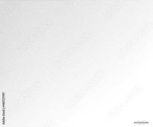 Black and white striped texture, Abstract warped Diagonal Striped Background, wave lines texture, vector template for your ideas