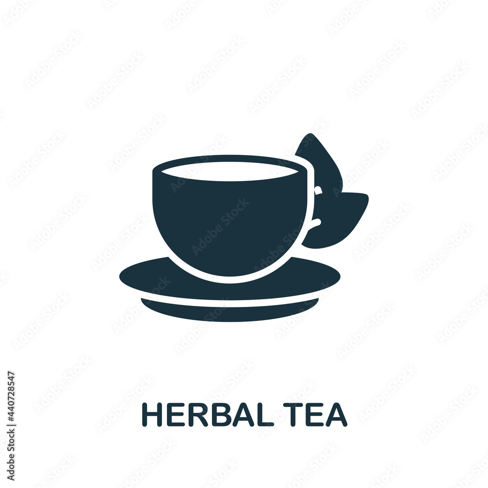 Herbal Tea icon. Monochrome simple element from sauna collection. Creative Herbal Tea icon for web design, templates, infographics and more Herbal Tea icon. Monochrome simple element from sauna collection. Creative Herbal Tea icon for web design, templates, infographics and more