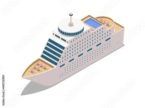 Cruise Liner Illustration