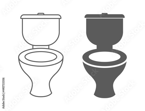 toilet outline icon