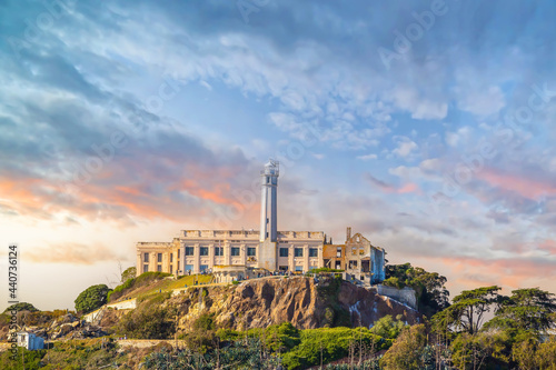 Alcatraz Island in San Francisco in USA